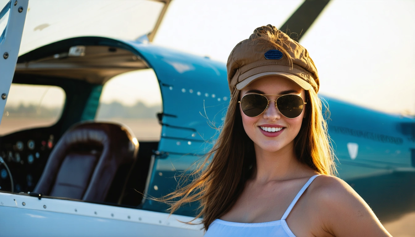 aviator Pin Up