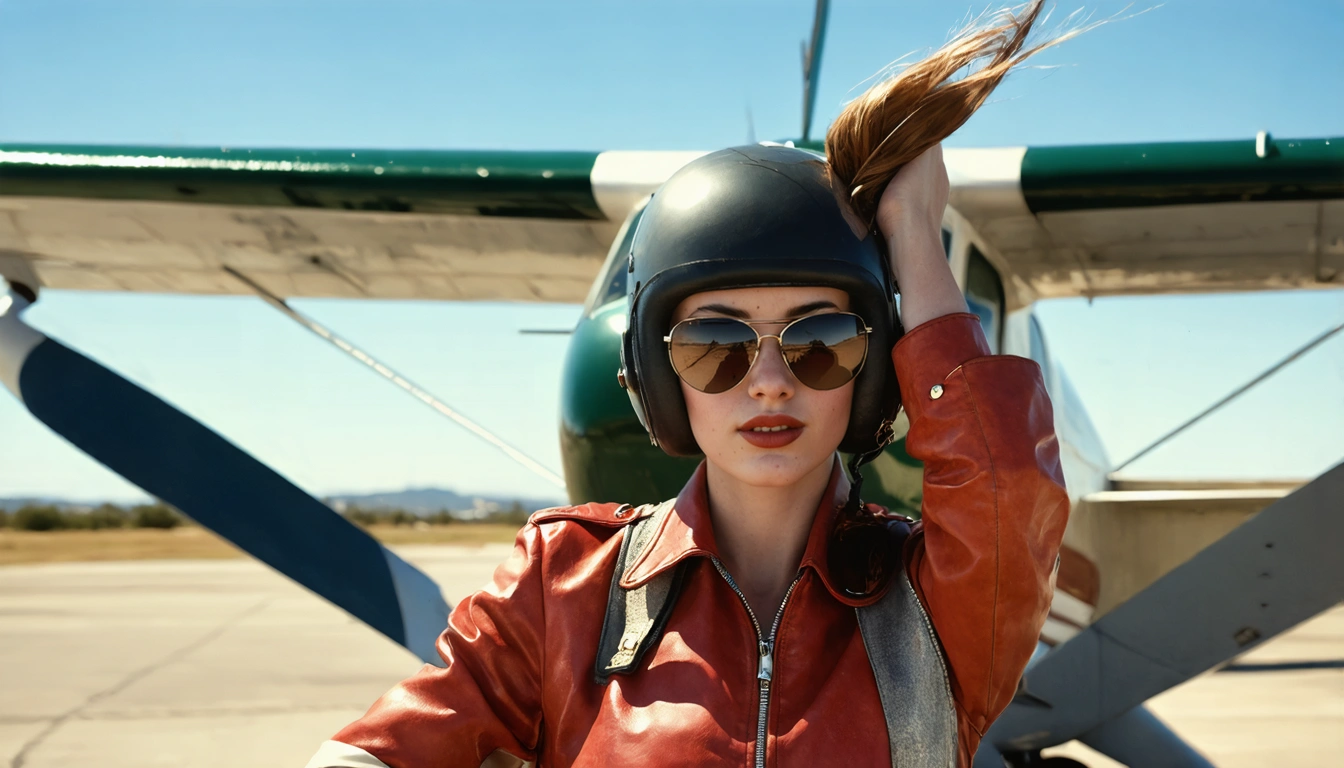 aviator Pin Up